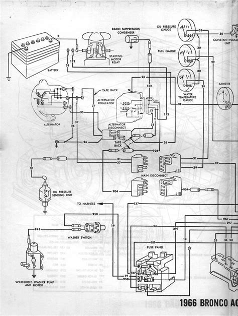1970 ford f100 truck wiring diagram for headlight 